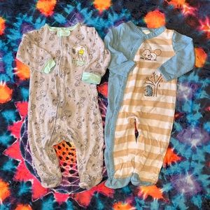 Bundle of Two Cozy 6-9 Month Sleepers!